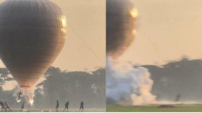 Sebuah balon udara meledak di Ponorogo pada Senin (13/5/2024) mengakibatkan korban luka-luka.