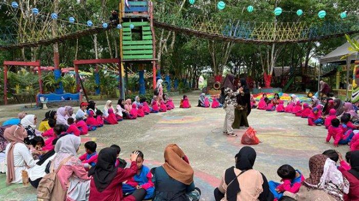 Tempat wisata Pekanbaru, Agro Wisata Pelangi hadirkan wahana bermain dan menambah ilmu.