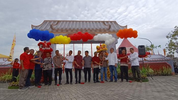 LEPAS BALON - Seremonial lepas balon dalam pembukaan HUT KTB ke-4 tahun, Kamis (17/7/2025).