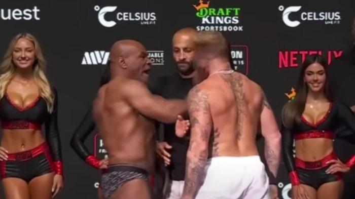 Mike Tyson tampar Jake Paul