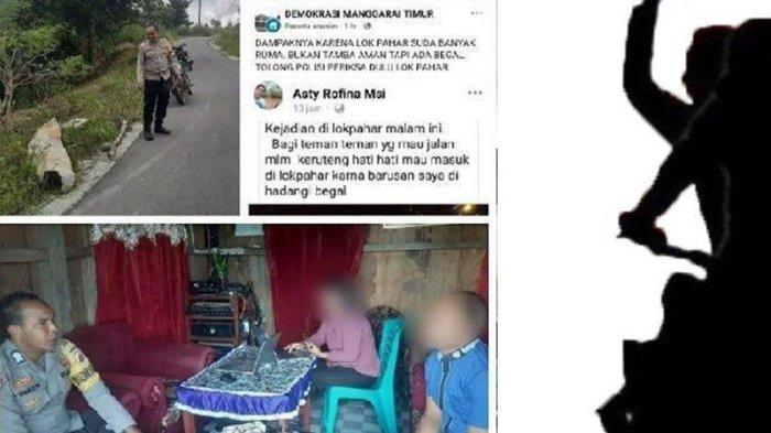 Kisah pasutri di NTT yang sebar berita hoaks hingga bikin resah warga sekampung.
