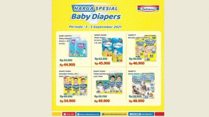 Promo Indomaret Hari Ini, Harga Spesial Popok Bayi dan Dewasa, Hemat