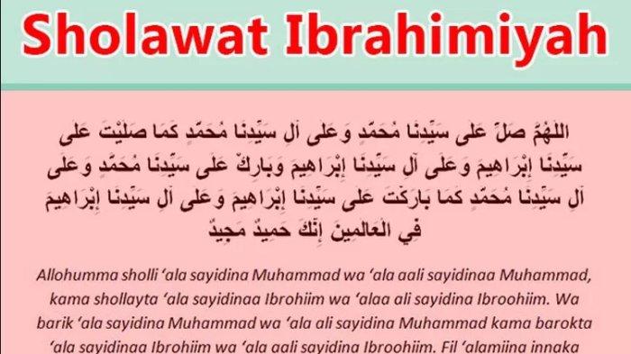 Teks Sholawat Ibrahimiyah Latin, Arab dan Artinya - Tribunpekanbaru.com