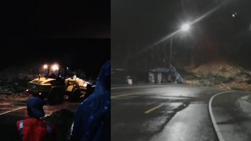LONGSOR di Kelok Sembilan, Terjadi di Tikungan Pertama, Jalan Sumbar Riau Putus Total