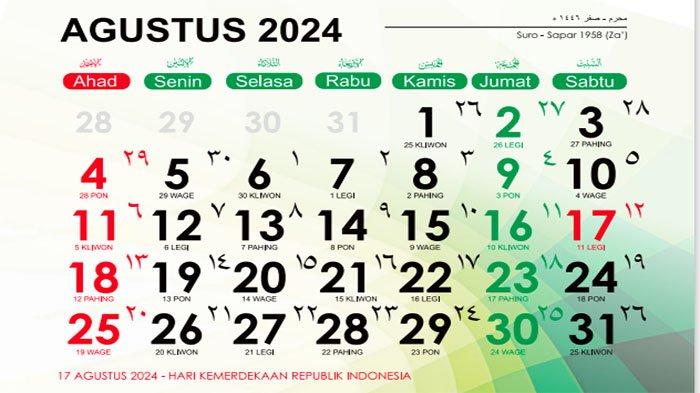 Agustus 2024 / Muharram 1446 H dan Safar 1446 H