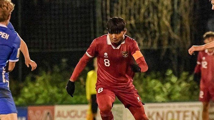Aksi Arkhan Kaka striker Timnas Indonesia U17 