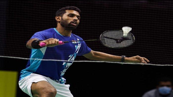 Aksi Prannoy HS belum lama ini. Prannoy lawan Ginting di 8 Besar Australia Open 2023