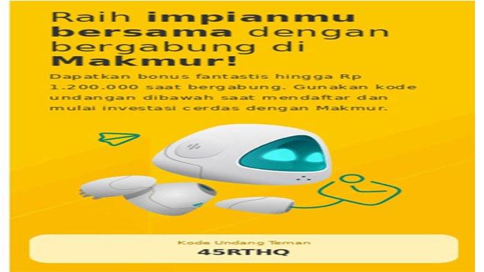 Bagaimana cara daftar akun Makmur aplikasi investasi reksadana yang bisa menghasilkan bonus uang tunai.