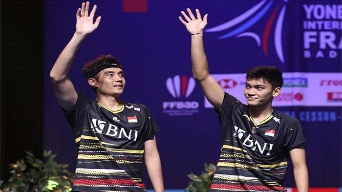 Ganda Putra Indonesia, Bagas Maulana/Muhammad Shohibul Fikri, runner up Thailand Open 2023