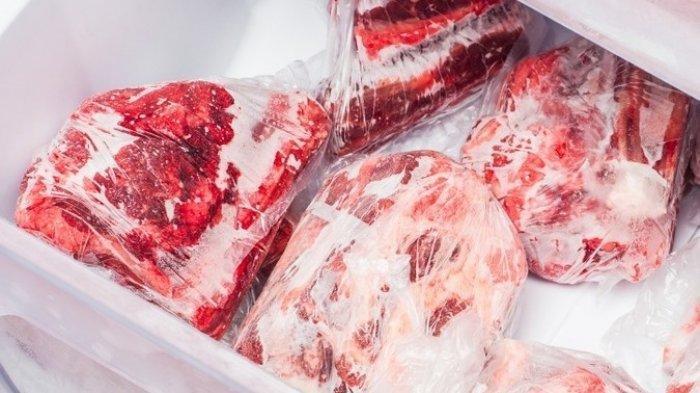 Ilustrasi daging beku. Berapa Lama Daging Kurban Idul Adha Tahan Disimpan? Cara Menyimpan Daging di Freezer Kulkas.