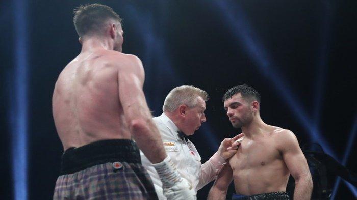 Cuplikan Tinju Dunia Josh Taylor vs Jack Catterall Jilid 1 atau Februari 2022.