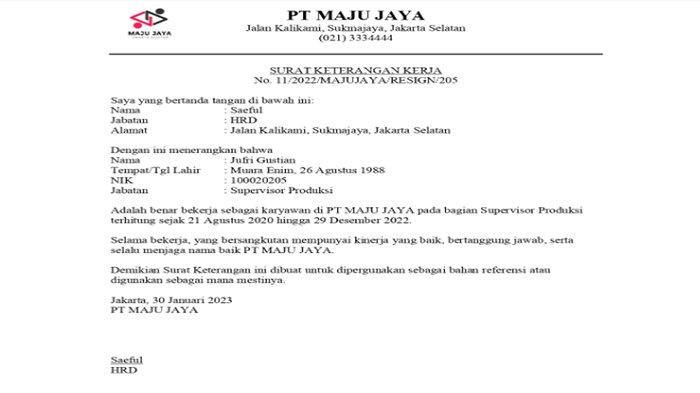 Dalam dunia kerja, setiap karyawan membutuhkan surat keterangan pengalaman kerja. Dokumen inilah yang dimaksud dengan surat paklaring perusahaan.