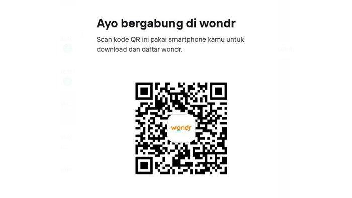 Download aplikasi wondr BNI daftar akun lewat barcode resmi.