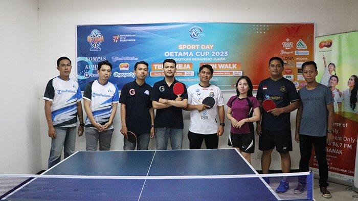 FKD KG Pontianak menggelar Tenis Meja Oetama Cup 2003 Pontianak di Gedung Kompas Gramedia Pontianak, Kamis 16 November 2023. 