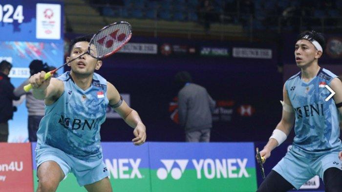 Fajar Alfian/Muhammad Rian Ardianto di India Open 2024. FajRi tumbang dibabak 8 Besar