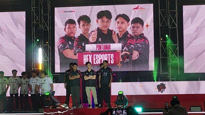 HFX Esports Pontianak saat pertandingan Liga 1 Esports Nasional di Kota Pontianak sabtu 14 Oktober 2023. Tribun Pontianak Ferryanto. 