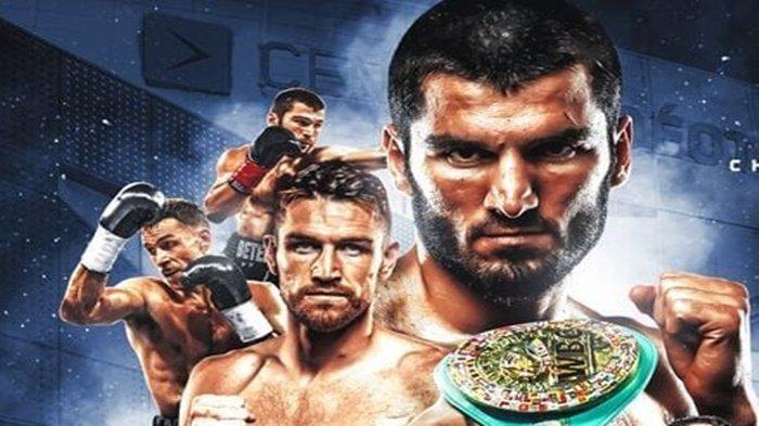 Flayer Tinju Dunia Artur Beterbiev vs Callum Smith