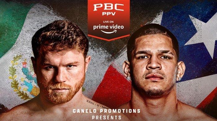 Flayer Tinju Dunia Canelo vs Edgar Berlanga 14 September 2024.