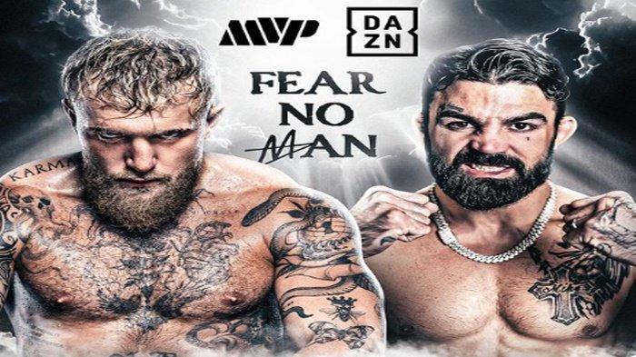 Flayer Tinju Dunia Jake Paul dan Mike Perry. Cek jadwal lengkap Jake Paul vs Mike Perry dalam artikel ini