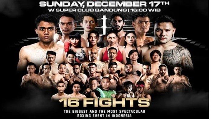 Flayer Tinju Holywings Sport Show Minggu 17 Desember 2023
