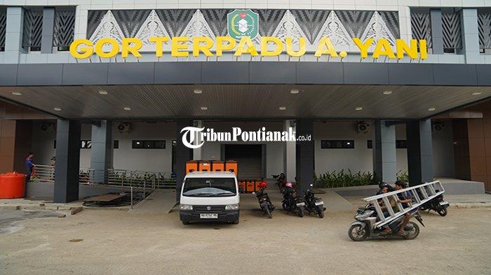 Gedung Olaharaga (GOR) Terpadu Ahmad Yani yang berada di Jalan M.T Haryono, Kota Pontianak.