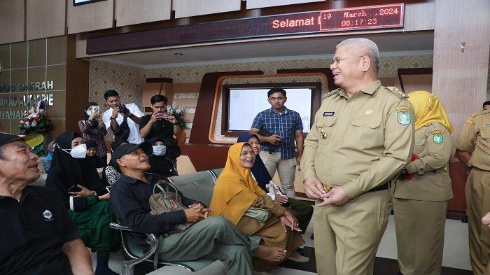 Pj Gubernur Kalbar Harisson saat meninjau kesiapan RSUD Sultan Syarif Mohamad Alkadrie pada Selasa 19 Maret 2024.
