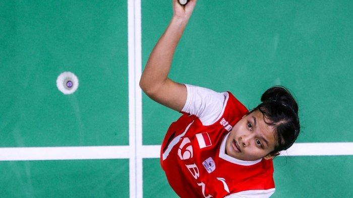 Wakil Indonesia Komang Ayu Cahya Dewi. Komang turun di Australia Open 2023