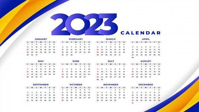 Ilustrasi kalender 2023. Jadwal Libur Lebaran Anak Sekolah SD SMP SMA 2023 Terbaru.