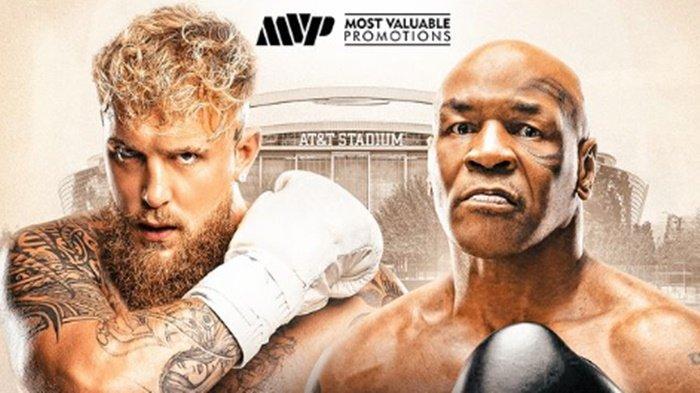 Jake Paul dan Mike Tyson. Cek Jadwal terbaru Tinju Dunia Jake Paul vs Mike Tyson dalam artikel ini