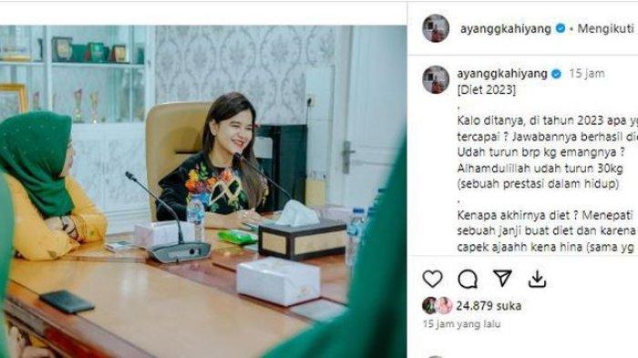 Kahiyang Ayu juga sempat merasa tak nyaman dengan tubuhnya yang makin menggemoy