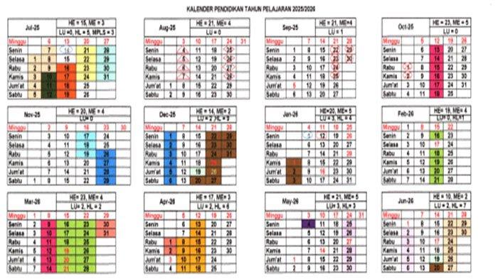 Kalender Sekolah 2026/2027 Resmi, Jadwal Masuk, Ujian, dan Libur di Tahun 2027