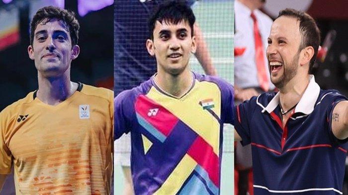 Kolase Julien Carragi, Lakshya Sen, dan Kevin Gordon. ketiganya lawan Jojo difase grup Olimpiade Paris 2024