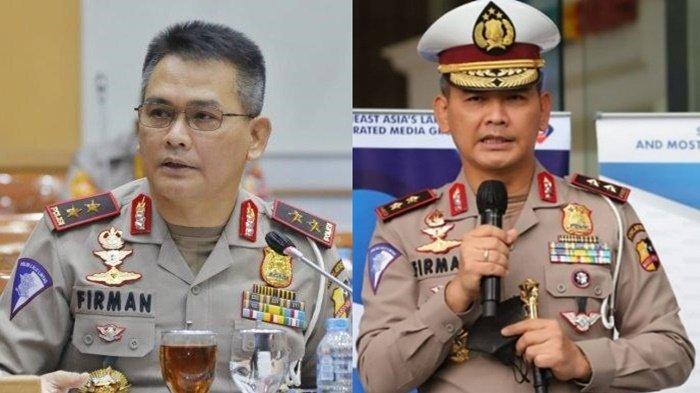 Kolase Kakorlantas Polri Irjen Pol Firman Shantyabudi. Firman Shantyabudi pensiun November 2023 ini, posisinya sementara diisi oleh Aan Suhanan