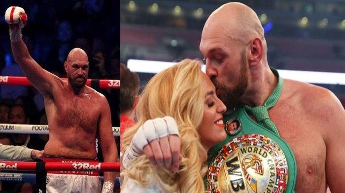 Kolase Tyson Fury dan Istirnya Paris Fury.