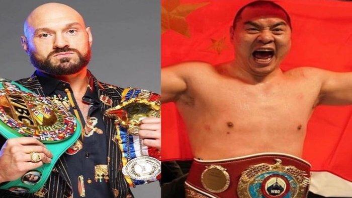 Kolase Tyson Fury dan Zhilei Zhang. 
