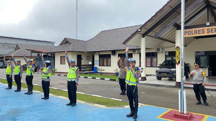 Polres Sekadau Tingkatkan Kemampuan Personel Dalam Pengaturan Lalu