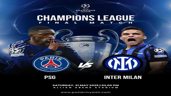 Live SCTV Jadwal Final Liga Champions 2025 PSG Vs Inter Milan Tayang ...