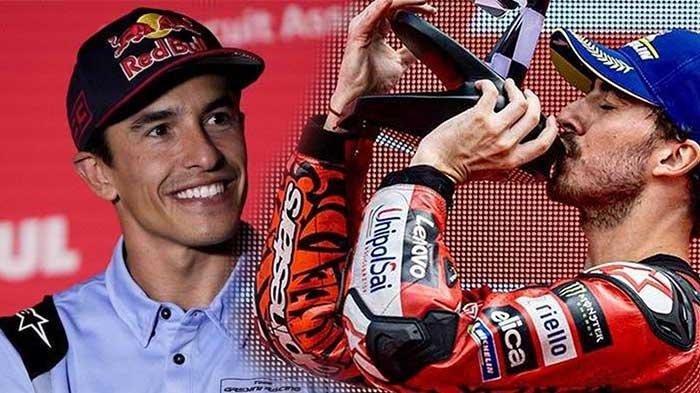MotoGP 2025 - Rivalitas Marc Marquez dan Pecco Bagnaia Bikin Garasi ...