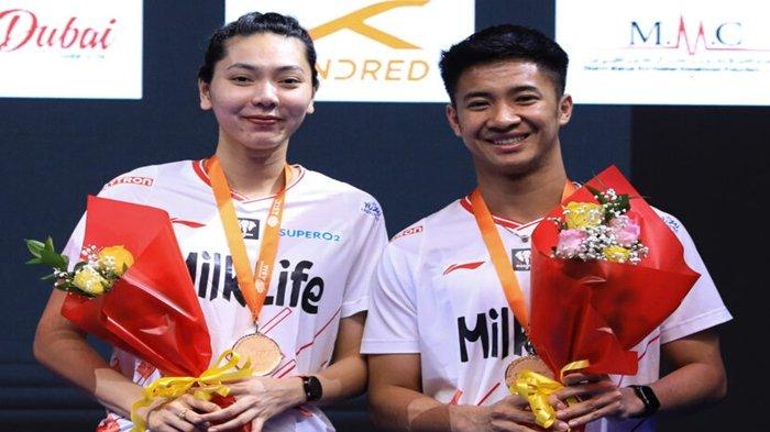 Pasangan ganda campuran PB Djarum, Dejan Ferdinansyah/Gloria Emanuelle Widjaja. 