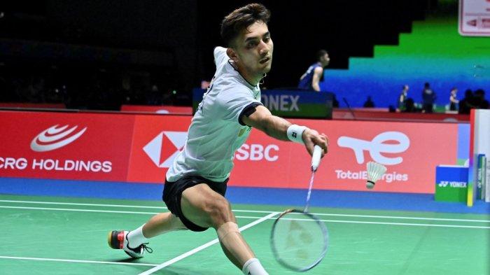 Aksi Lakhsya Sen dalam pertandingan Badminton Dunia belum lama ini. Tunggal Putra India ini bernafas dengan mulut