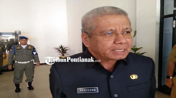 Pj Gubernur Kalimantan Barat, Harisson saat diwawancarai di Kantor Gubernur Kalimantan Barat, Selasa 12 September 2023.