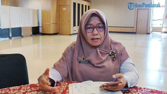 Kepala Dinas Pendidikan dan Kebudayaan (Disdikbud) Kota Pontianak, Sri Sujiarti saat ditemui, Rabu 12 Juli 2023.