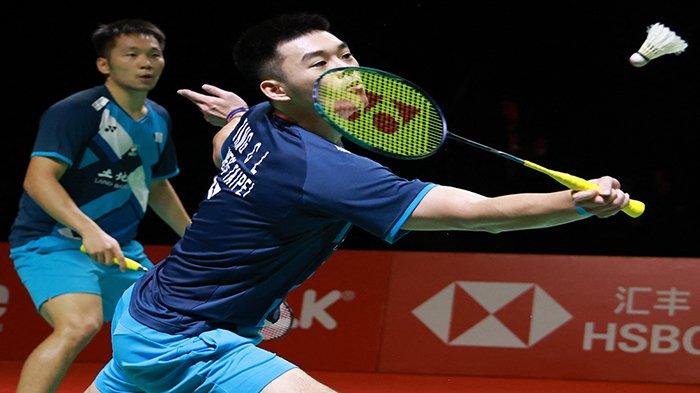  Lee Yang (kiri) dan Wang Chi-Lin dari Taiwan. Cek Live Score Lee Yang/Wang Chi-lin vs Ahsan Hendra dalam artikel ini
