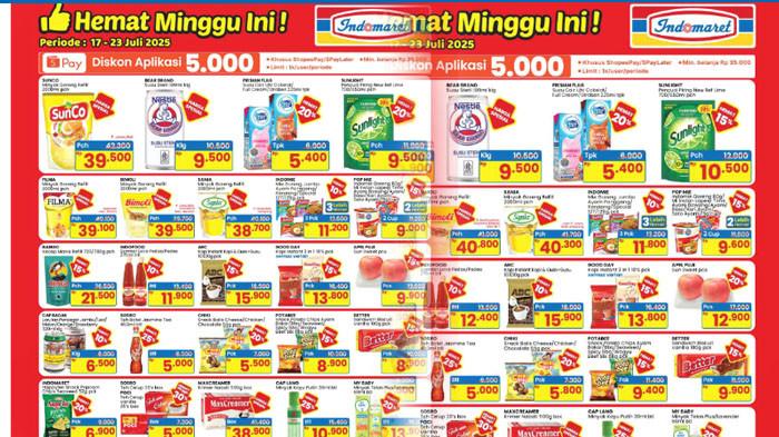 PROMO INDOMARET - Program promo harga Indomaret sepanjang bulan Juli 2025. Ada diskon minyak goreng dan aneka kebutuhan rumah tangga.