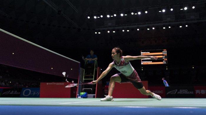 Aksi Tunggal Putri Thailand Ratchanok Intanon 