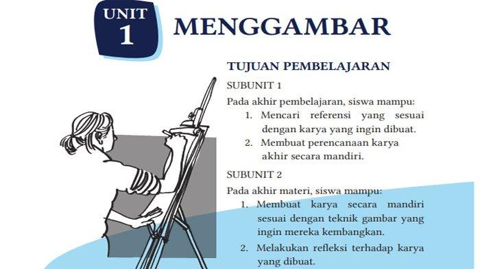 Menggambar atau Melukis dengan Medium Pilihan, Materi Seni Rupa Kelas 9