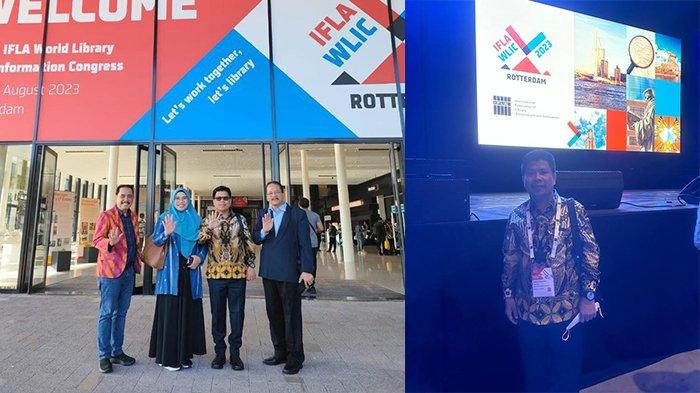 Bupati Sambas Satono saat mengikuti Kongres IFLA di Roterdam Belanda, pada 19 - 25 Agustus 2023.