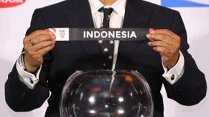 Slip Drawing Timnas Indonesia. 