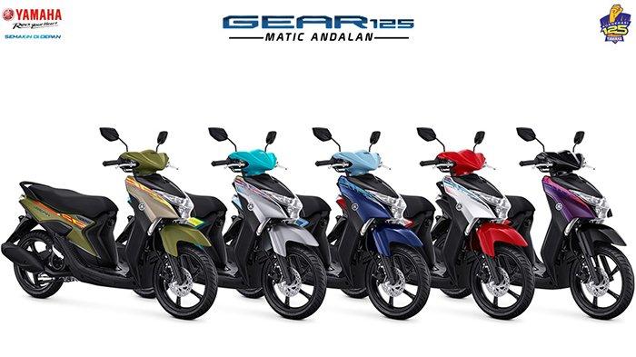 Yamaha Gear 125 hadir dalam balutan grafis dan warna baru.