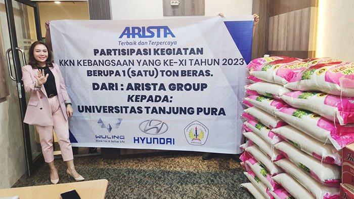 Arista Group berpartisipasi memberikan bantuan 1 ton beras untukKuliah Kerja Nyata (KKN) Kebangsaan yang ke-XI Tahun 2023.